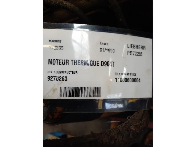 Moteur thermique pour LIEBHERR PR722M