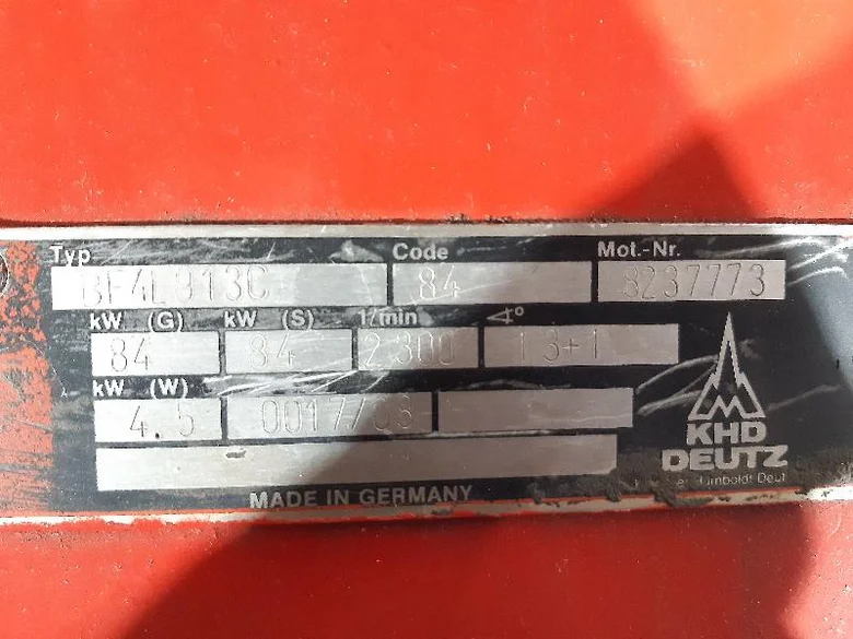 Motor térmico para O&K F106A