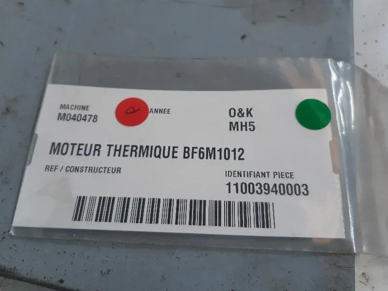 Diesel engine for O&K MH5