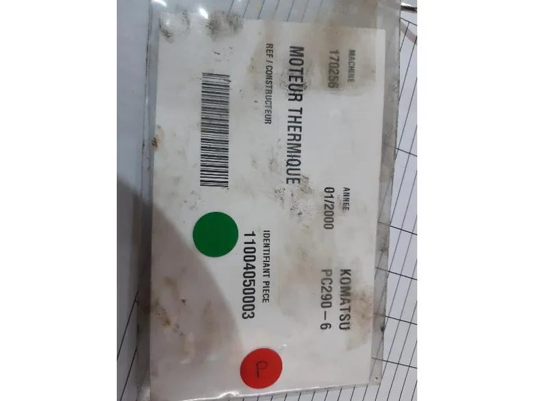 Moteur thermique pour KOMATSU PC290-6
