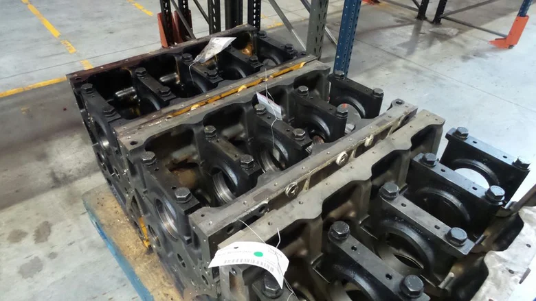 Cylinder block for LIEBHERR R934