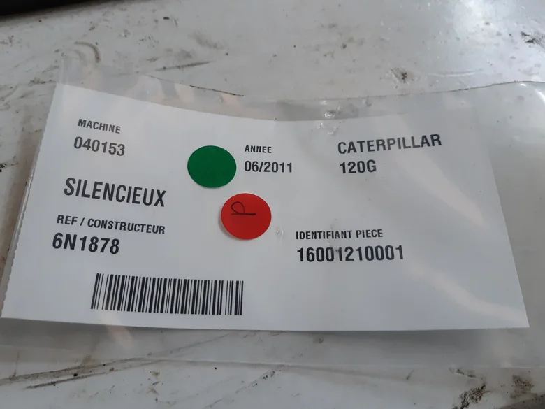 Silencieux pour CATERPILLAR 120G