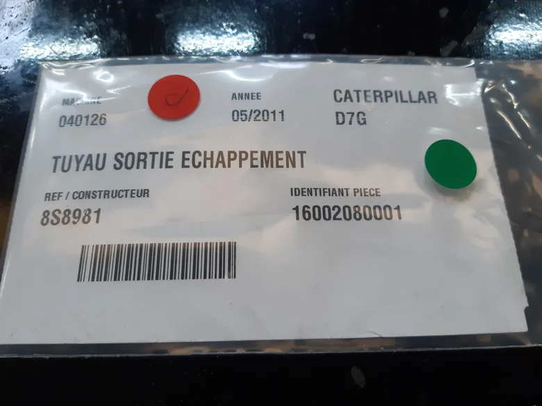 Silencieux pour CATERPILLAR D7G