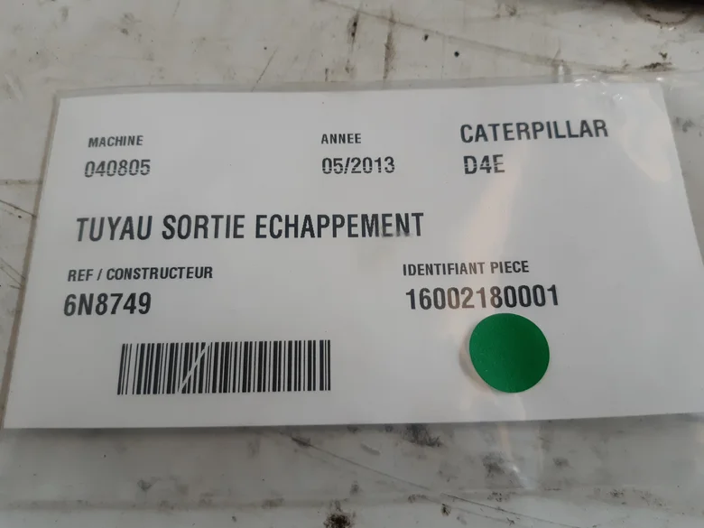 Silenciador para CATERPILLAR D4E