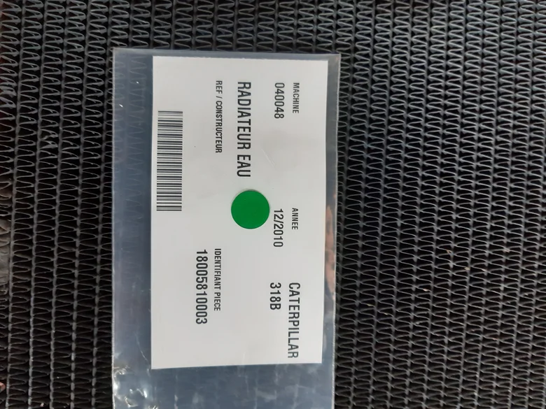 Radiador de agua para CATERPILLAR 318B