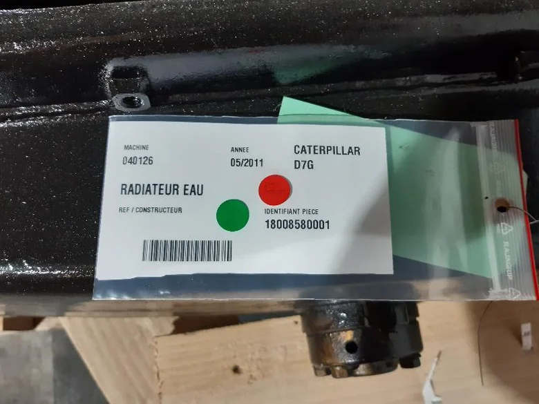 Radiador de agua para CATERPILLAR D7G