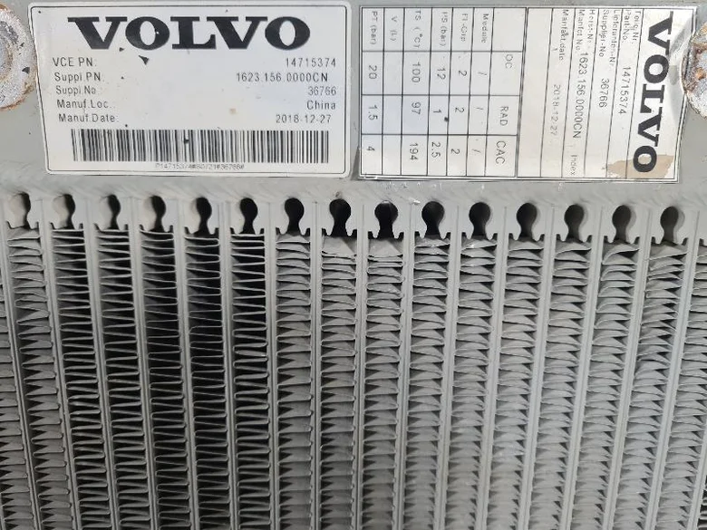 Water cooler for VOLVO ECR145EL