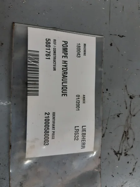 Hydraulic main pump for LIEBHERR LR632