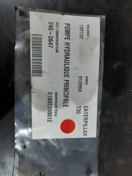 Hydraulic main pump for CATERPILLAR 730