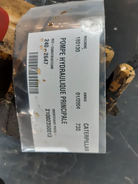 Bomba hidráulica principal para CATERPILLAR 730