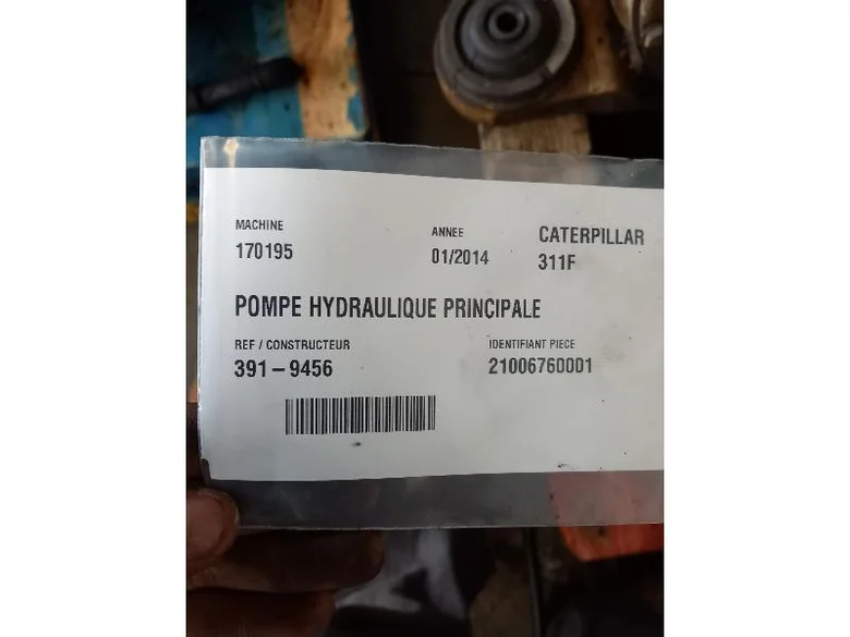 Hydraulic main pump for CATERPILLAR 311F