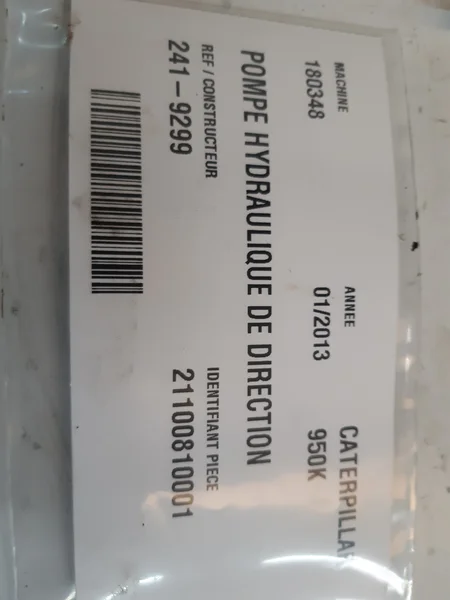 Pompe hydraulique de direction pour CATERPILLAR 950K