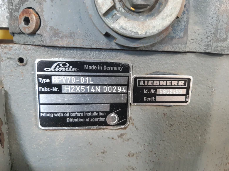Bomba hidráulica de avance para LIEBHERR LR622