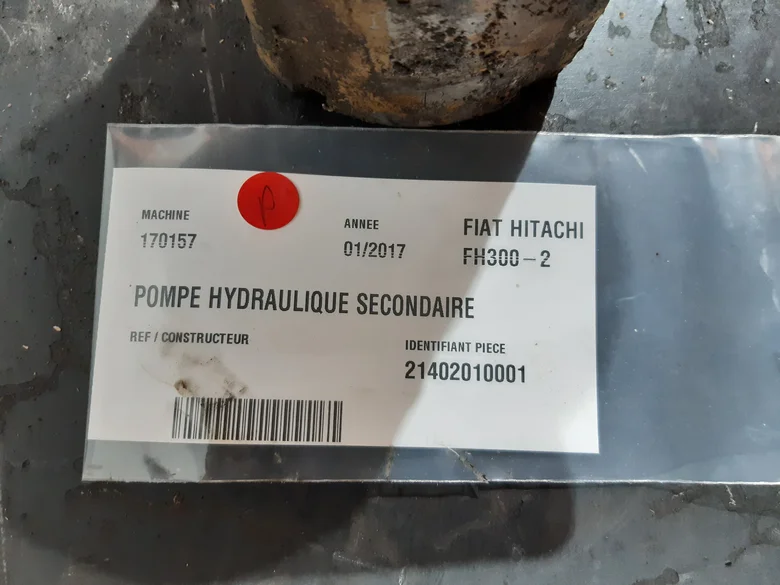 Bomba hidráulica secundaria para FIAT HITACHI FH300-2