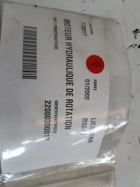 Motor hidráulico de rotación para LIEBHERR R964B