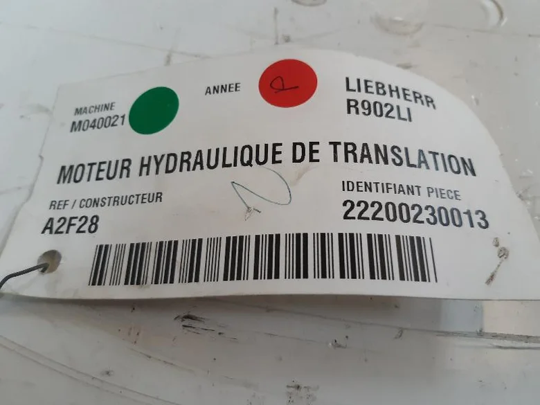 Motor hidráulico de traslación usado - Codimatra para LIEBHERR R902LI