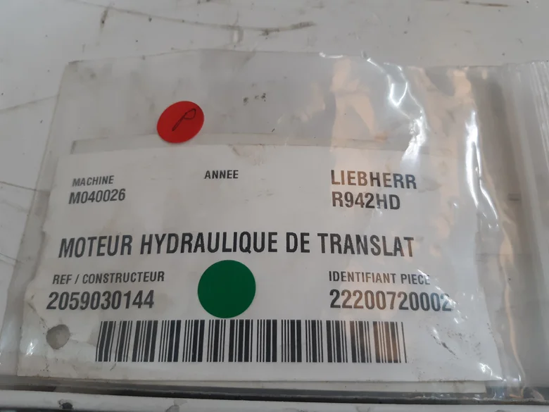 Hydraulic Translation motor for LIEBHERR R942HD