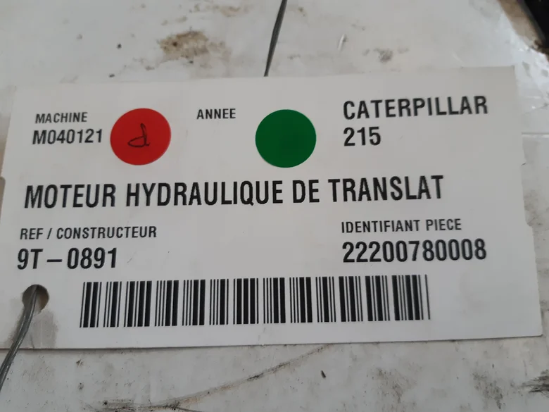 Hydraulic Translation motor for CATERPILLAR 215