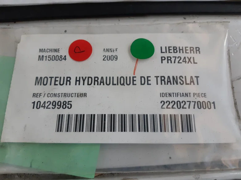 Motor hidráulico de traslación usado - Codimatra para LIEBHERR PR724XL