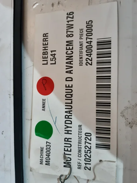 Motor hidráulico de avance para LIEBHERR L541